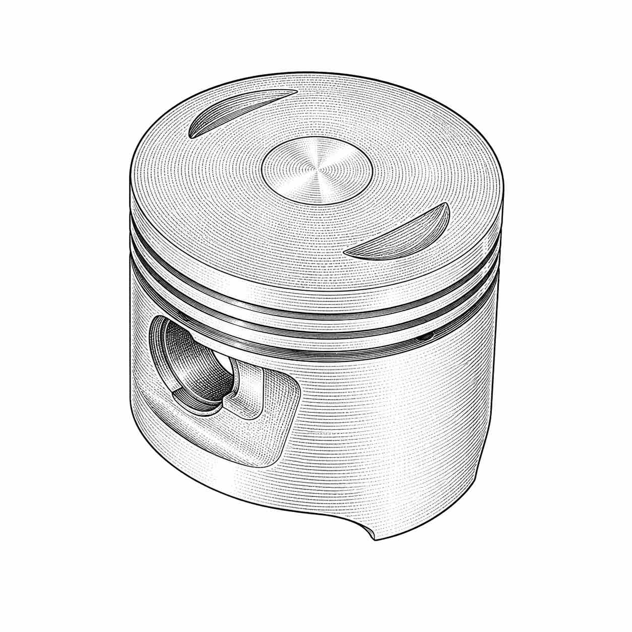 Piston - Pièce d'Origine  ( +0.25)